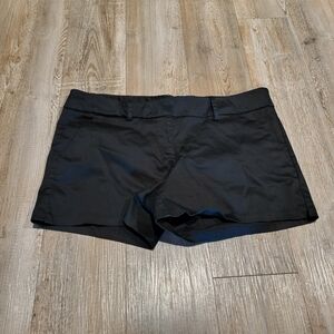 Mossimo Supply Co. Black Chino Short Shorts Women's Size 14